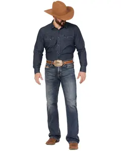 Cody James Men's Stonewall Wash Wyatt Slim Bootcut Stretch Denim Jeans - Cjsp23j76-Dkw