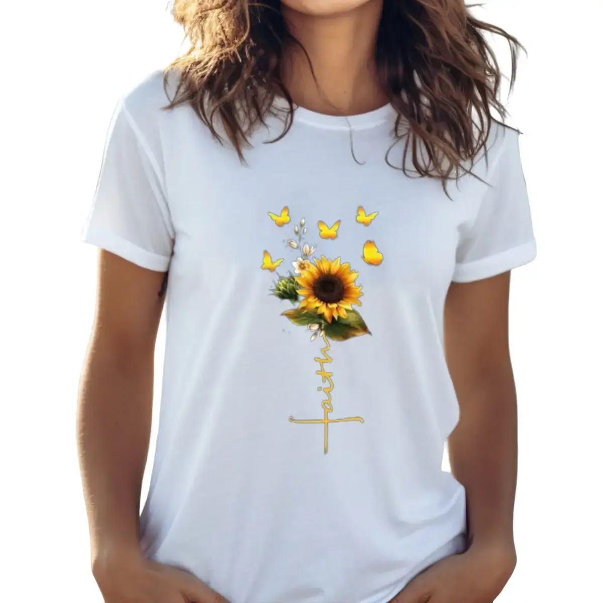 Sunflower Graphic Tees, Shirts for Women, Gifts for Her