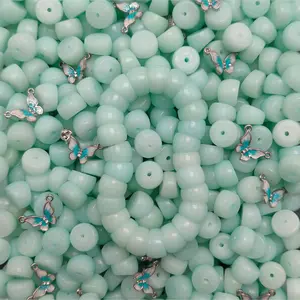 Sky Mint Garlic Bodhi & Butterfly Charms Mix DIY Jewelry Set