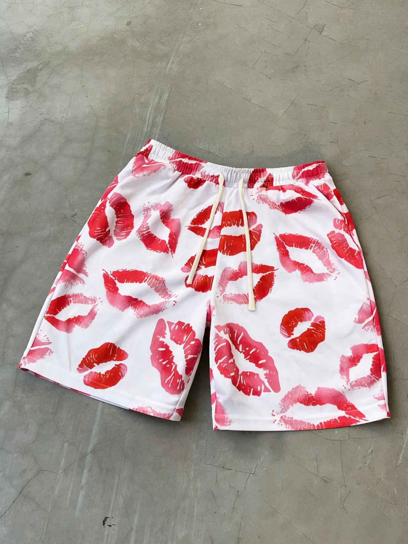 Men's Camouflage Shorts, Breathable Summer Shorts, Loose-Fitting Casual Beachwear, Beach Shorts Clothes, Breathable Mesh Fabric, Trendy High-Street Style, Perfect Gift for Him, Drawstring Shorts