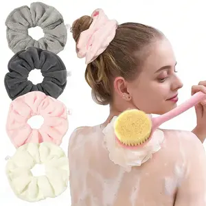 Extra Large Quick Dry Hair Towel Scrunchie, Super Absorbent Fast Drying Hair Tie, Thick Soft Hair Drying Scrunchie for Wet Hair, Perfect for Shower & Daily Use
