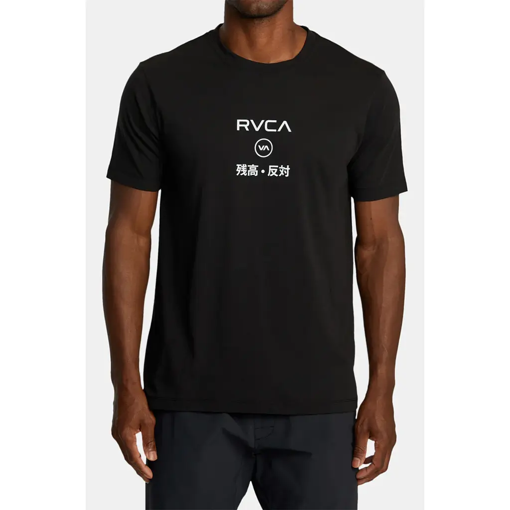RVCA Men's Credits DriRelease Graphic T-Shirt, Quick Dry Polyester Blend Performance Tee, Cooling Clothing for Outdoor Sports, 155G, 85% Polyester, 15% Cotton, Sports Clothing, Drirelease Fabric
