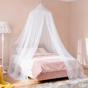 Decor Baby Crib Mosquito Net, Girls Princess Canopy Bed Curtain, Breathable Anti-Mosquito Tent, Fairy Nursery Bedroom Decoration
