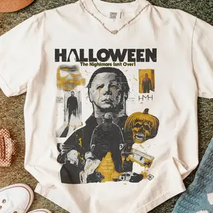 Vintage Michael Myers Heart Halloween, Retro Michael Myers Shirt, 90s Horror Movie Shirt, Funny Horror Halloween Shirt