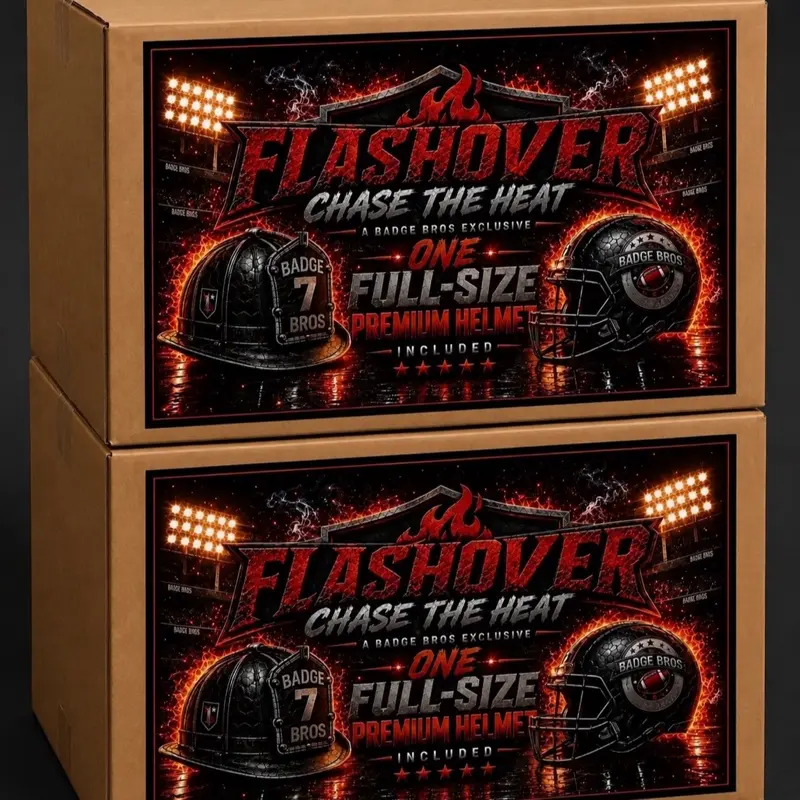 2 Boxes - 1 Full Size Rep & 1 Frame/Auth/SpeedFlex - Pick Your Player - Badge Bros Flashover Box