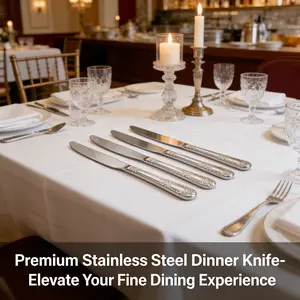 High-quality multipurpose stainless steel cutlery set, 6-piece, rustproof and durable, suitable for everyday meals and special occasions