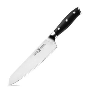 Klaus Meyer Stahl High Carbon Tri-ply Steel 8 inch Chef's Knife Blade Knives