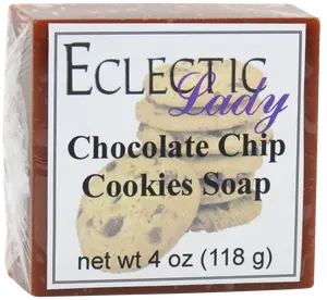 Chocolate Chip Cookies Handmade Glycerin Soap