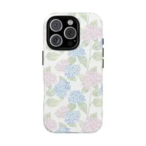 [Trending]Hydrangea Floral IPhone Case:  Compatible, Shock-Resistant