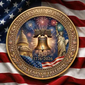 America 250th Anniversary Coin 1776–2026 – USA Commemorative Challenge Hobo Nickel Collectible