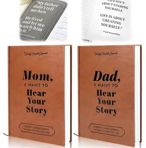 ERICA SROFE LLC Dad Mom I Want To Hear Your Story Leather Journal Father's Mother's Guided Journal To Share Life Memories Family Connection Thoughtful Gift Spiritual Bible Study Journal New Collection Psalm Paperback KJV Leatherette Holy Bible tiktokshops