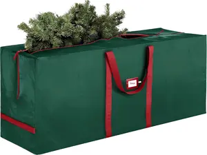 Heavy Duty Christmas Tree Storage Bag - 9 Ft Green - Holds 9 Ft Tree  Year