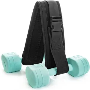 Hip Thrust Belt for Dumbbells - Adjustable Exercise Belt for Glutes & Squats, Booty Belt for Hip Thrust Slip-Resistant Pad for Comfort, Versatile Gym Equipment for Home - Weightlifting Belt Support for Women