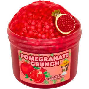 Pomegranate Crunch 8oz Slime Floam Texture Scented Midnight Pomegranate