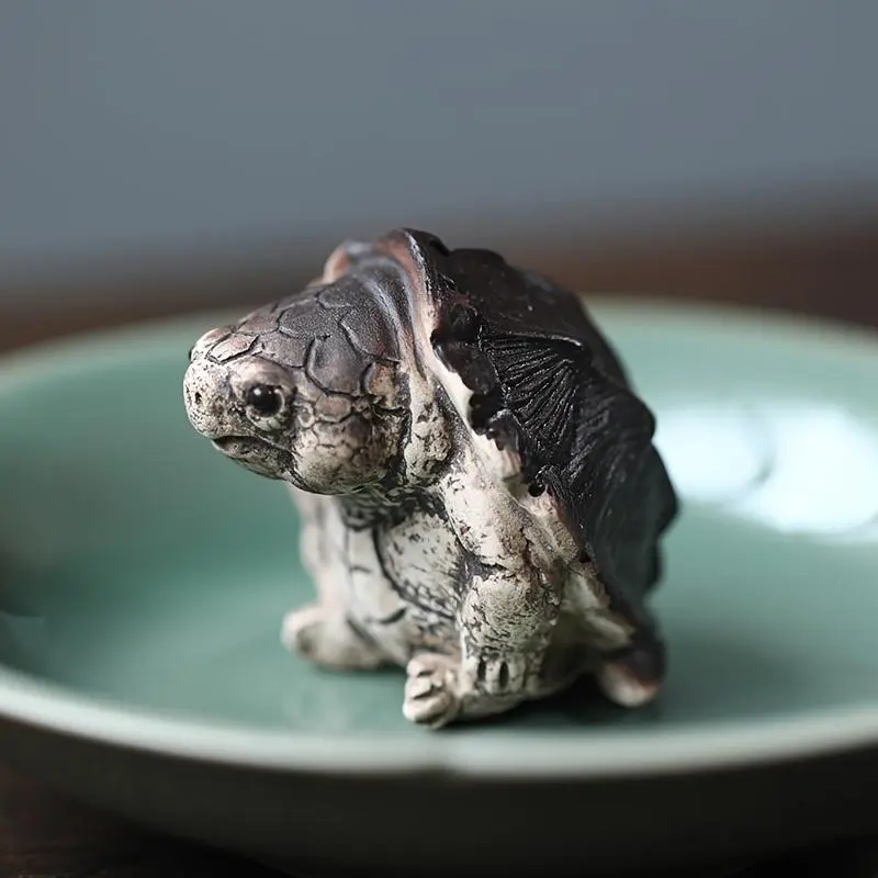 Animal Shaped Statues, Spring Turtle Shaped Teapot Decoration, Turtle Designs, Tea Making Accessories for Home Room Decor, Home Decor Accessory, Decorative Piece, Animal Decorations, Boyfriend Gift, Summer for Gift