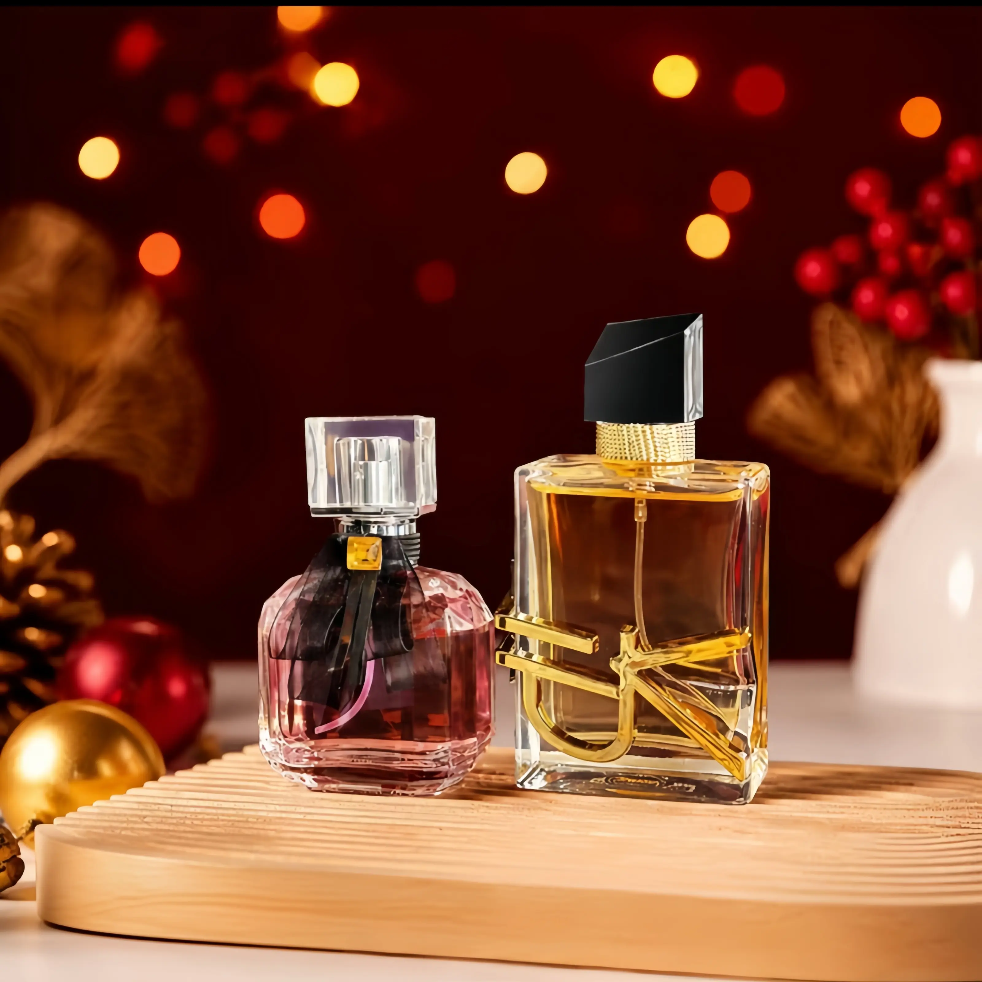 JEAN MISS Christmas Perfume Gift Set | 50ml+30ml . Includes Floral Fruity & Herbal Floral Citrus Aroma , Fresh Romantic Feminine Scent. Suitable for Daily Commutes, Parties & Anniversaries. Luxurious Gift Box, Perfect Birthday & Holiday Present