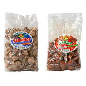 El Super Leon Saladito Soft Chewy Dry Salted Plums with Sweet Tangy and Salty Flavors & Hot Version