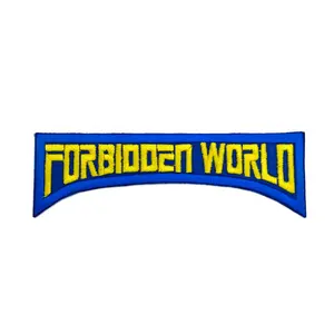 Forbidden World 4.75" inch Iron On/Sew On Embroidered Patch