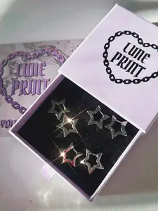 Star Huggie Hoops