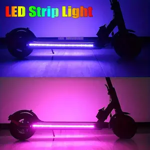 Electric Scooter LED Light Strip, Flexible Diode Waterproof Lamp Strap for Night Riding Safety, Christmas Gift for Safe Cycling, Road Scooter