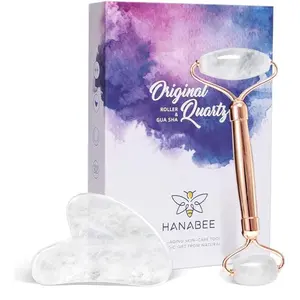 Jade Roller for Face Gua Sha Facial Tools Face Roller Skin Care Facial Roller for Puffiness