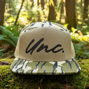 UNC Embroidered Trucker Hat Snapback Adjustable | Funny Embroidered Trucker Cap | Camo Snapback Country Humor Gift | Gift For Him