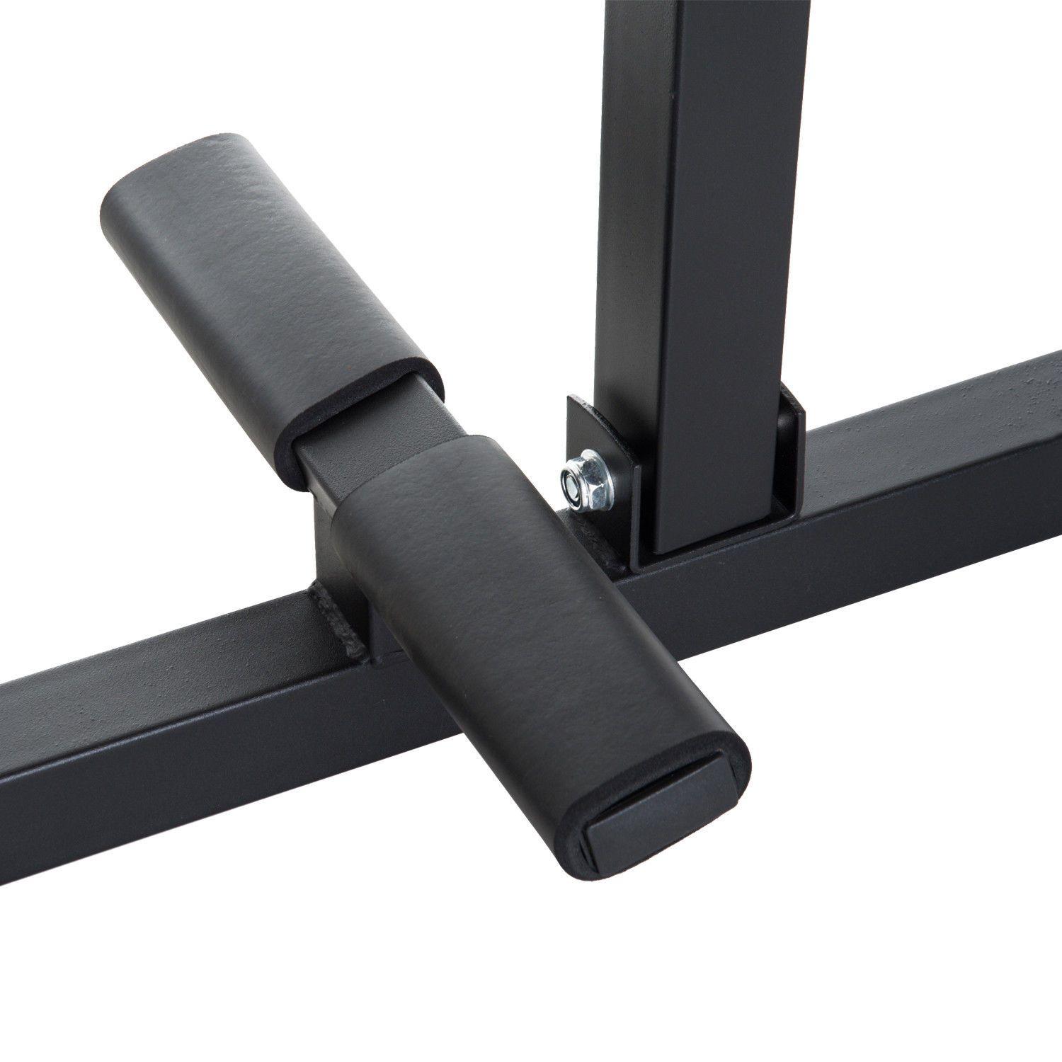 Steel Seated Calf Raise Machine Adjustable Leg Press Strength Training Gym Black