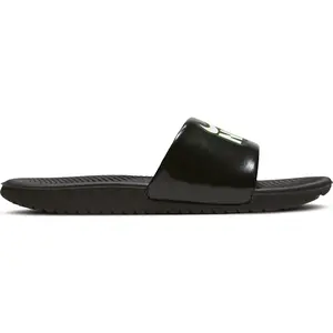 Little Kid's Nike Kawa Slide Fun Game Black/White-Volt (DD3242 001)