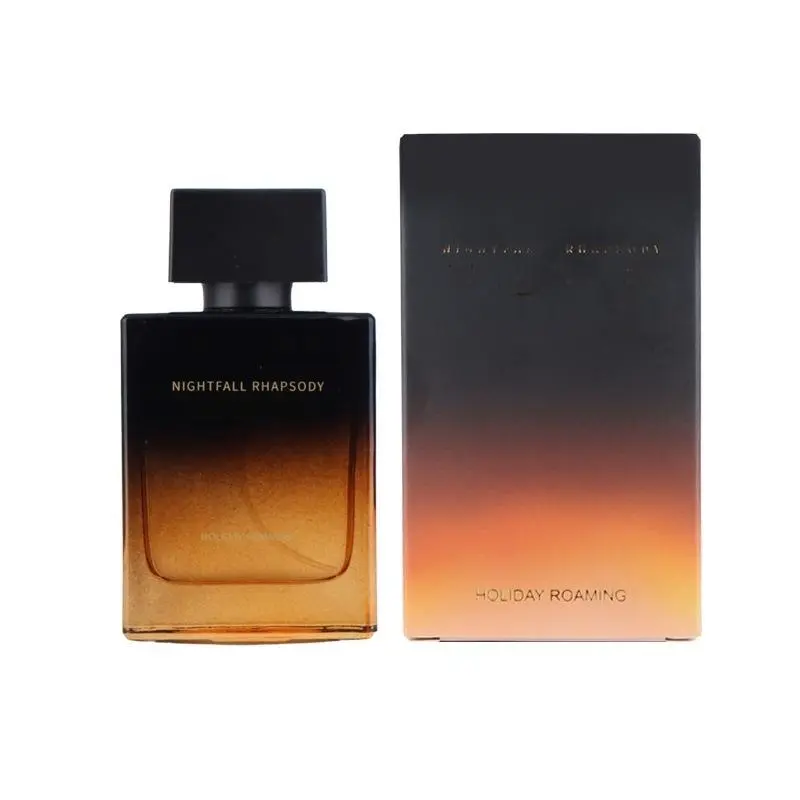 Nightfall Wooden Fragrance, Bold Woody Fragrance, Long-Lasting Spicy Woody Men's Cologne, Wood Scent Colognes, Earthy Woody Scent, Mini Perfume for Daily Wear and Parties, Nightclub Essential Fragrance, Dark Black Aromatic Fragrance with Captivating Scent