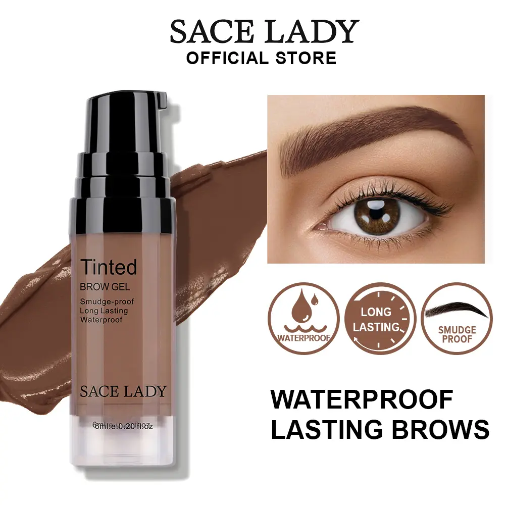 SACE LADY Long Lasting Eyebrow Gel Waterproof Pigemented Tinted Eye Brow Cream Makeup Kit SummerFinds SACE LADY Long Lasting Eyebrow Gel Waterproof Pigemented Tinted Eye Brow Cream Makeup Kit SummerFinds