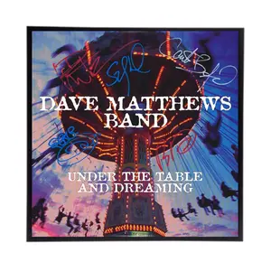 Autographed Dave Matthews Under The Table Album Cover