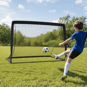 2 Pack Pop Up Soccer Goals, Portable Soccer Nets for Kids Youth Adults, Outdoor Soccer Goal Set for Backyard Games & Soccer Training personalized ball Footballequipment football drip