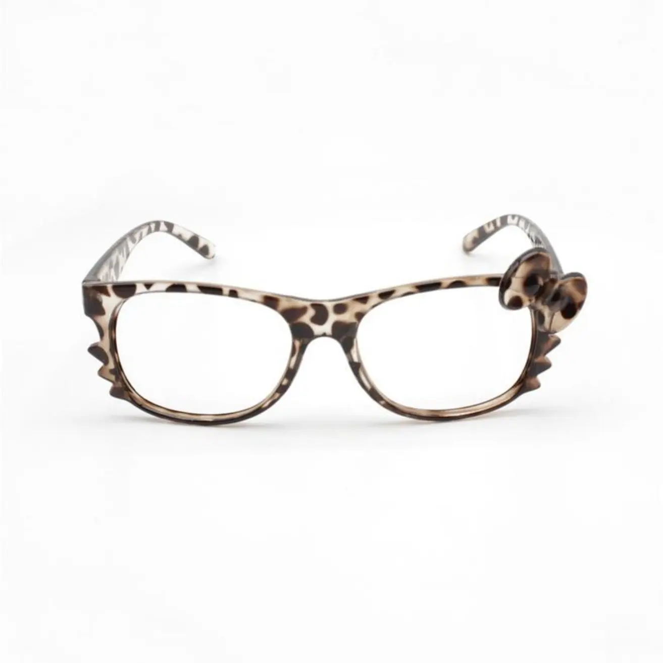 Cute Y2K-Style Kitten & Leopard Print Glasses (Women's) — Playful & Stylish Cartoon Frames, Trendy Decorative Eyewear, Perfect for Everyday Wear, Casual Fashion Frames, Stylish Trendy Eyewear tiktokshopbacktoschool