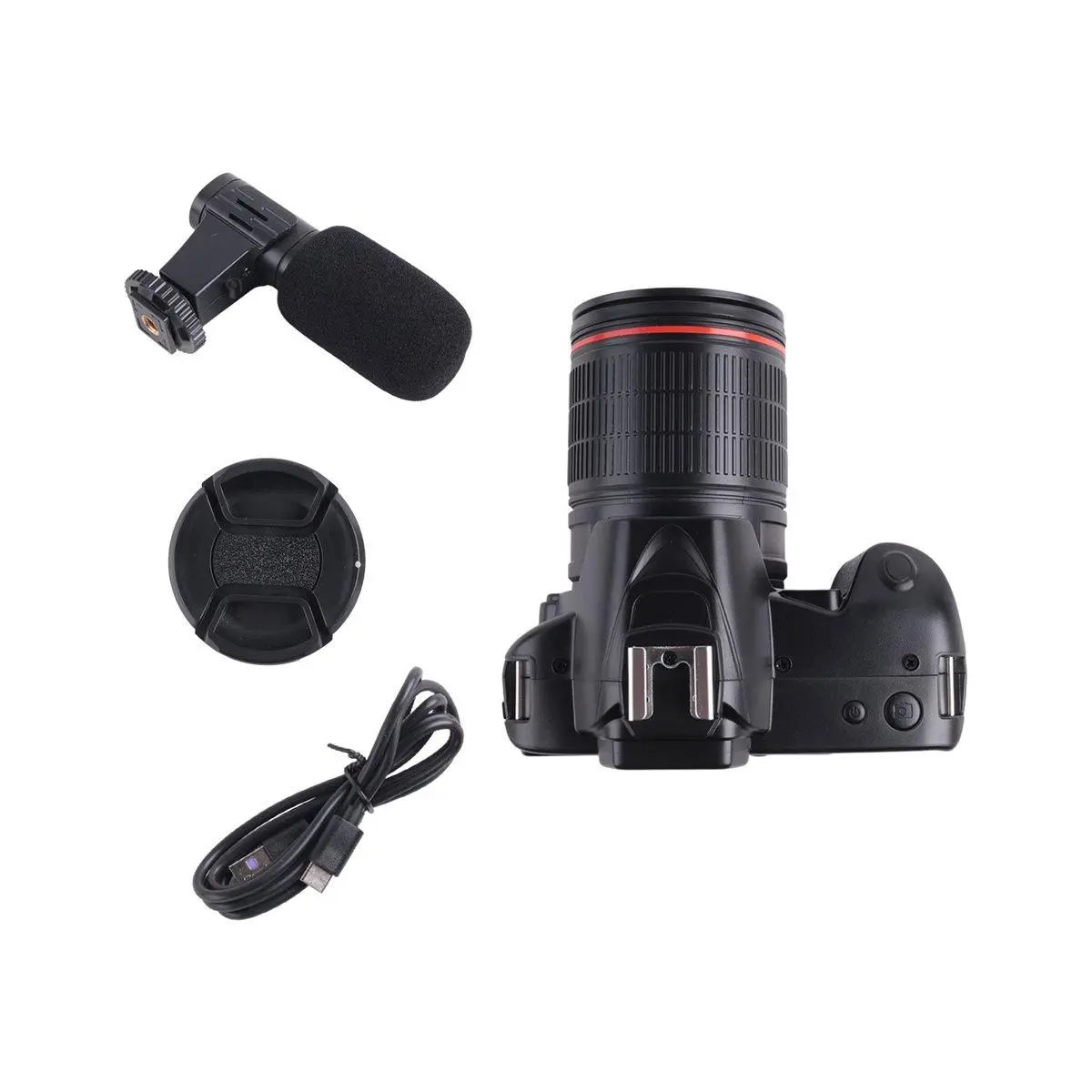 Professional Digital Camera HD 4K Camera Digital WIFI Camera with 16X Zoom Night Vision Camera with Microphone
