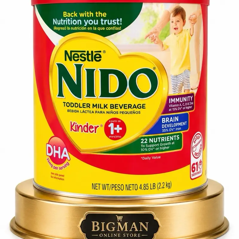 Nestlé NIDO Kinder 1+ Toddler Milk Beverage – 4.85 lb (2.2 kg)