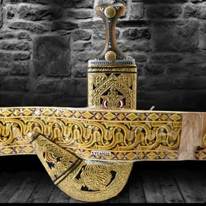 Golden Yemeni Janbiyah YE40028- جنبية ذهبي