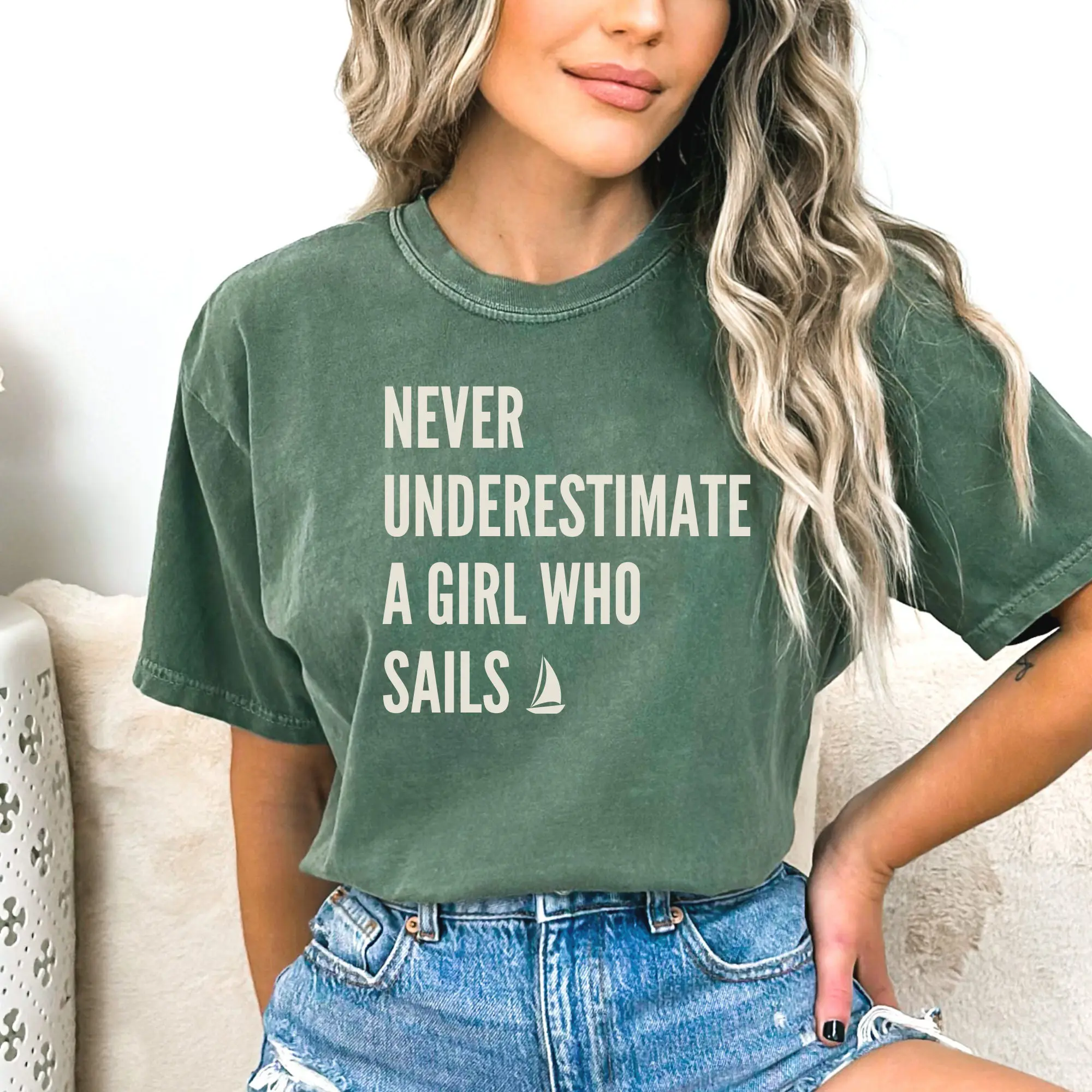 Sailing Shirt for Women, Female Sailor Gift, Sailboat Couple, Sailor Wife Shirt, Sail Gift for Women, Sailing Gift Mom, Sailboat Owner Gift