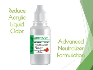 SHEBA NAILS Odor Out Acrylic Liquid Neutralizer 1/2oz Strawberry Scent- Minimizes Acrylic Liquid Monomer Odor