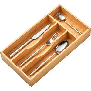 Kitchen Drawer Organizer, 7 Inch Silverware Utensils Tray Holder for Small Drawer,   for Flatware Cutlery