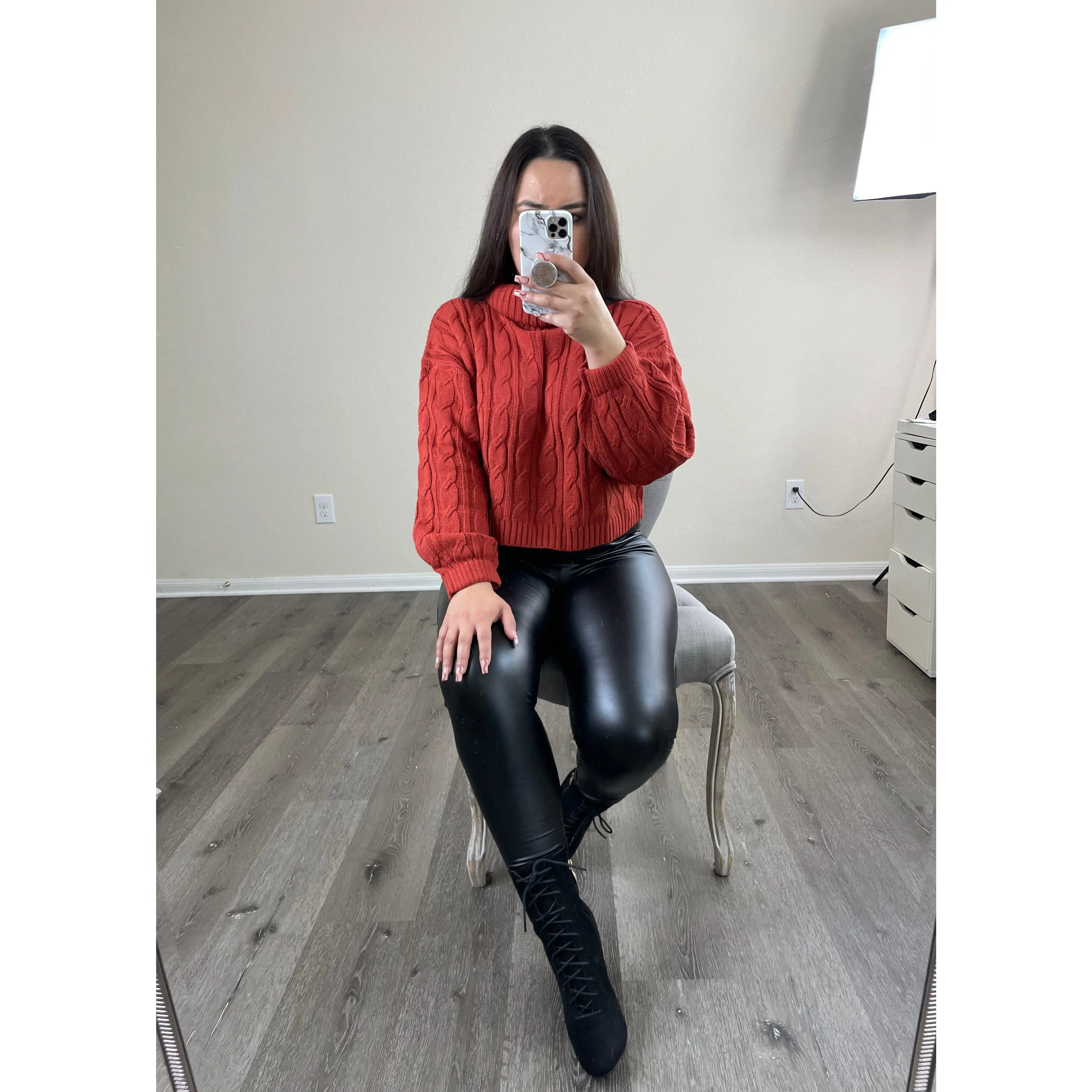 Bundle Up Crop Sweater