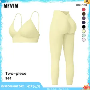 Women's 2 Piece Solid Color Cut-Out Backless Camisole & High-Waist Leggings Workout Set, Breathable Sporty Outfits for Yoga, Gym, Valentine's Day Gift Athleisure Matching Sets for Women