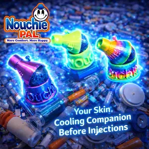 Nouchie Pal, 3 Pack, Injection Comfort Sphere for Kids, Adults & Caregivers – More Comfort, More Happy - Multiple Colors