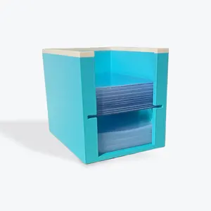 Penny Sleeve & Toploader Dispenser from Trainer Tools - Original Toploader Tower TM - Trading Card Organizer - Seashore - Custom Made 3D Printed Collectible Storage Trading Card Organizer for KPop Pokémon Lorcana TCG One Piece Sports Cards Collectors