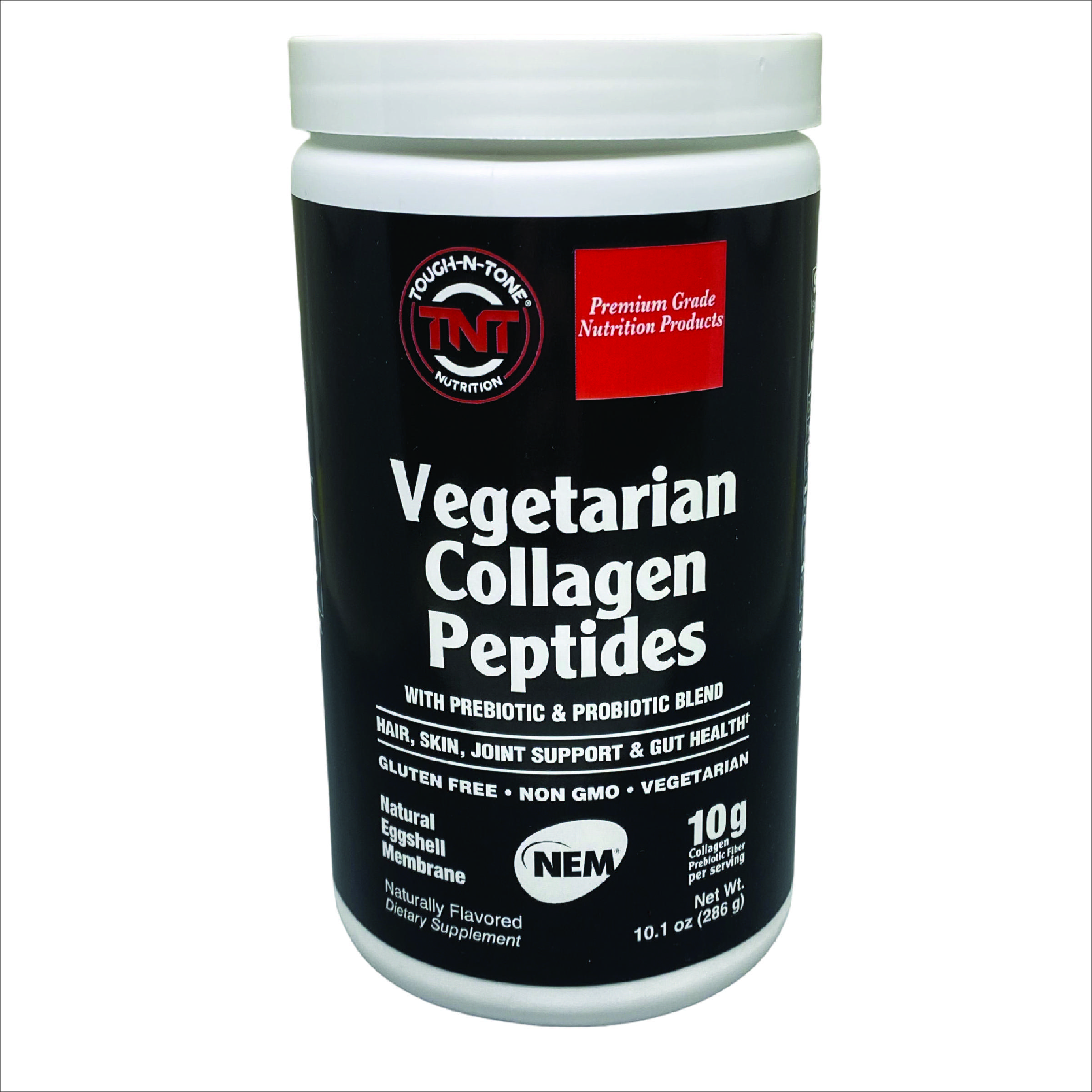 TOUGH-N-TONE Premium Grade Vegetarian Collagen Peptides Powder, Natural Protein Dietary Supplement for Fitness & Healthcare Nutrition Needs