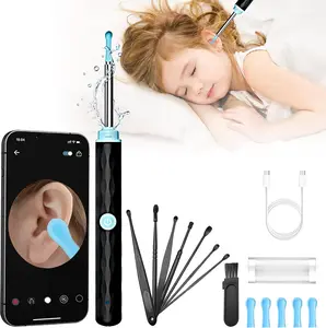 【FORNEYCA】Ear Wax Removal Tool and Camera  - FSA HSA Eligible SmartVisual Ear StickLED Light  LoadOtoscope Ear Canal