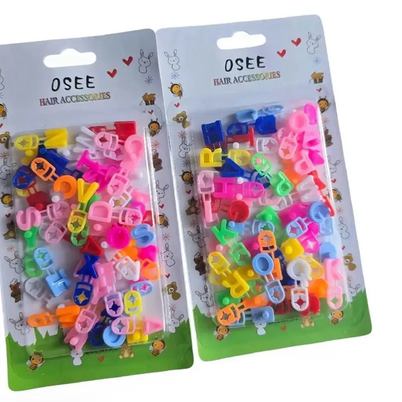 ABC Girls Barrette Multicolor - Hair Accessories