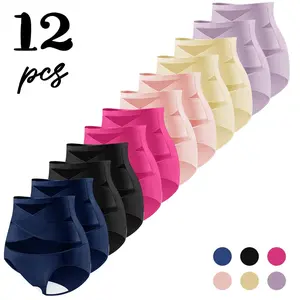 High-Waisted Fitted Mesh Panties Set (6-Pack/12-Pack), Women's High Rise Panties, Soft Breathable Non-Irritating Design, Comfortable All Season Underwear, Underwear Sets, Sizes M-XXXL, High Waisted PantyHoliday Gift Picks for Her: Girlfriends & Wives