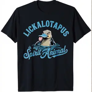 Funny Platypus Humor T-Shirt,Lickalotapus Is My Spirit Animal,t shirts for men,t shirts for women,funny t shirt,graphic t shirts,men's t shirts,women's t shirts,good graphic tees,funny graphic tee,trendy t-shirts,graphic tees,custom t shirts,vintage