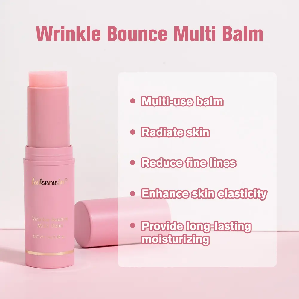 Pink Collagen Volume Multi , Helping Look of Fine Lines, All In One  Stick for Youthful-Looking, Anti-Aging  For Under-Eyes, Neck, Forehead, Smile Lines, Lip Daily Mother's Day gift