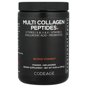 Multi Collagen Peptides Powder, Unflavored, 10.58 oz (300 g)